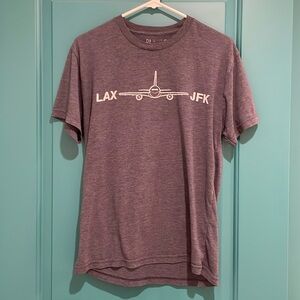 DiLascia original JFK LAX travel t-shirt